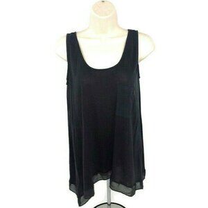 Philosophy Republic Clothing Women's XS Tank Top Gray Lyocell Loose Fit Layered